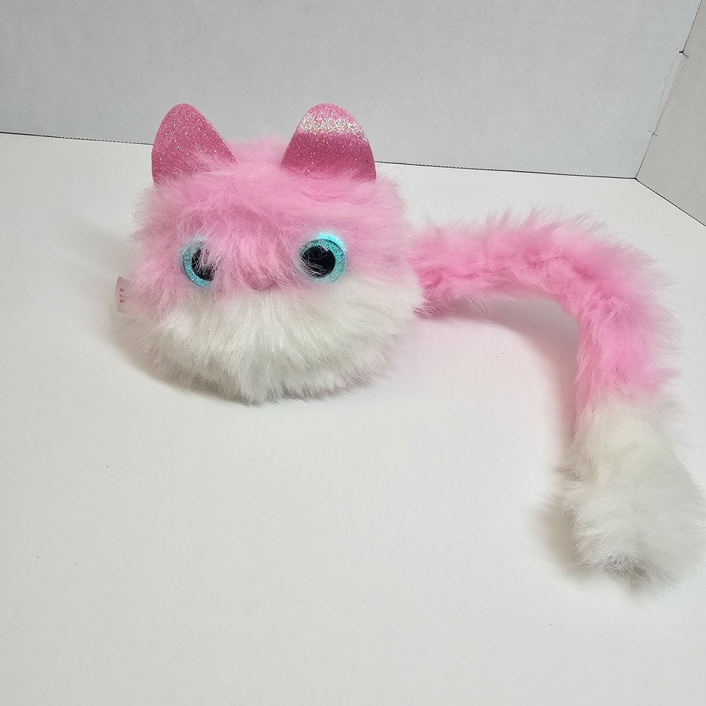 Pomsies Blossom Pink Cat Pet Talking‎ Interactive Toy Plush Pink. Purrs